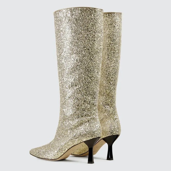 DEAR FRANCES Ana Tall Boot in Shine (Glitter) 37 - NIB - Picture 3 of 16